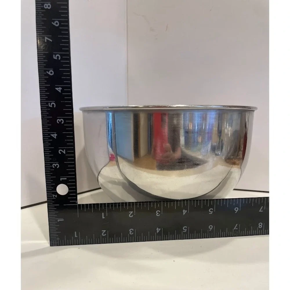 Revere Ware Stainless Steel Nesting Mixing Bowls Set of 3 Ring Handles Korea